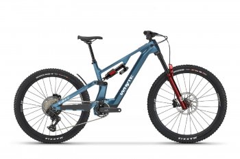 Horské celoodpružené elektrokolo WHYTE Karve Evo RSX, Blue, white, red (AWEKAREVORSX)