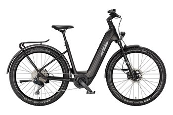 Horské elektrokolo KTM MACINA AERA 871 LFC Di2 US DIAMOND BLACK MATT