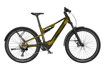 Horské celoodpružené elektrokolo KTM MACINA CHACANA CX 720 LFC GOBLIN GREEN