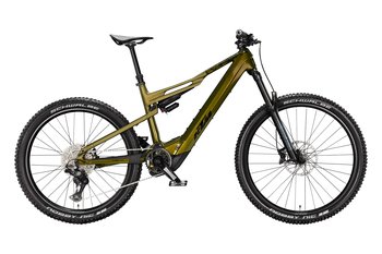 Horské celoodpružené elektrokolo KTM MACINA KAPOHO 8973 GOBLIN GREEN