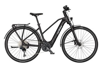 Lehké trekingové elektrokolo KTM MACINA SPORT SX 10 Di2 D DIAMOND BLACK MATT