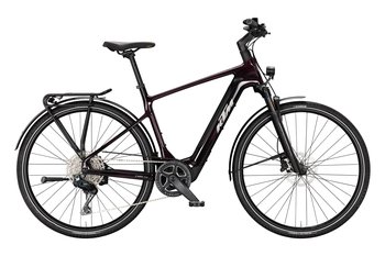 Lehké trekingové elektrokolo KTM MACINA SPORT SX ELITE Di2 H RED CARBON
