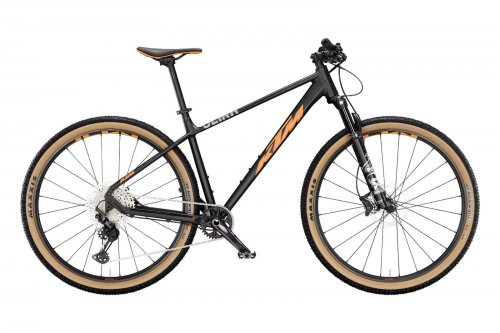 Horské kolo KTM ULTRA 1964 PRO 29 BLACK MATT (ORANGE)