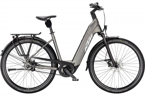 Městské elektrokolo KTM MACINA CITY 830 MACHINE RT GREY MATT (GREY+BLACK)