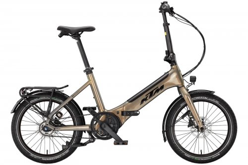 Skládácí elektrokolo KTM  MACINA FOLD 20 OLIVE PEARL (BLACK)