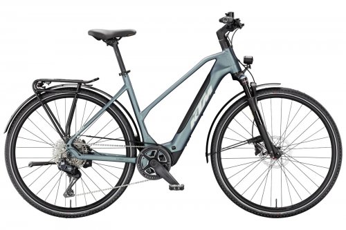 Trekingové eletrokolo KTM  MACINA SPORT SX 10 DI2 ROYAL TEAL MATT (SILVER+BLACK)