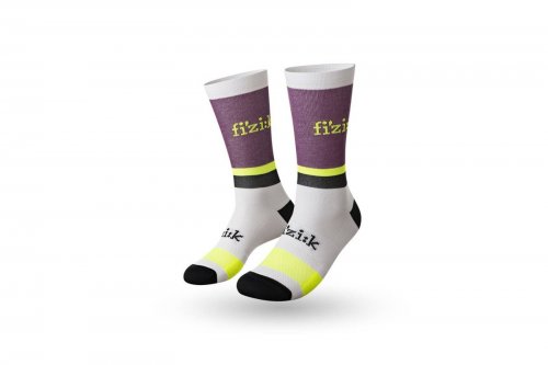 Ponožky FIZIK TEAM EDITION LILAC/WHITE