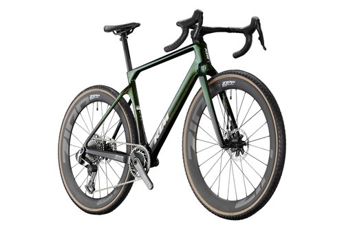 Gravel kolo KTM GRAVELATOR EXONIC AXS PM CARBON CRYSTAL TEAL
