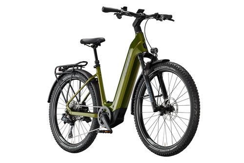 Horské elektrokolo KTM MACINA AERA 872 LFC Di2 US GOBLIN GREEN