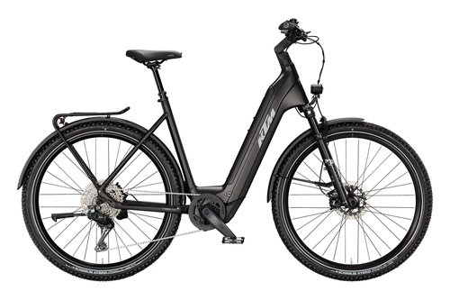 Horské elektrokolo KTM MACINA AERA 891 LFC Di2 US DIAMOND BLACK MATT