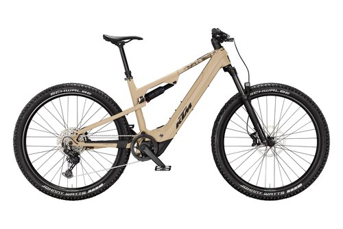 Horské celoodpružené elektrokolo KTM MACINA CHACANA 892 GREY BEIGE MATT