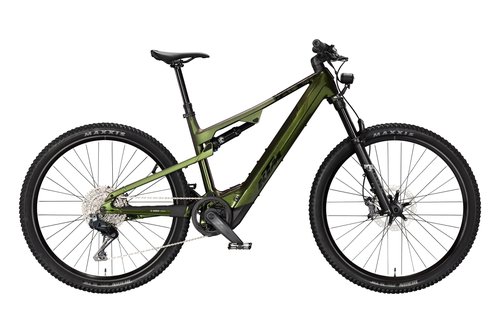 Horské celoodpružené elektrokolo KTM MACINA CHACANA PRIME L Di2 KIWI