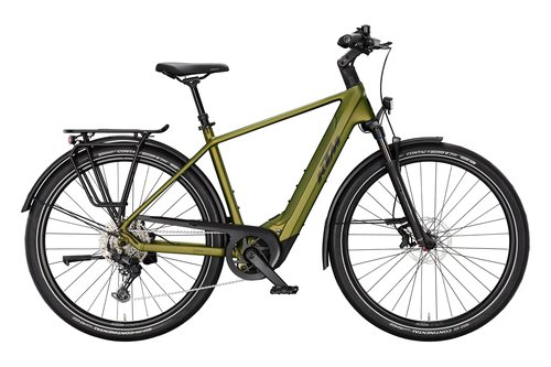 Trekingové elektrokolo KTM MACINA GRAN 830 H GOBLIN GREEN MATT