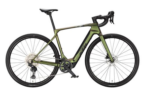 Lehké gravel elektrokolo KTM MACINA GRAVELATOR SX ELITE KIWI MATT