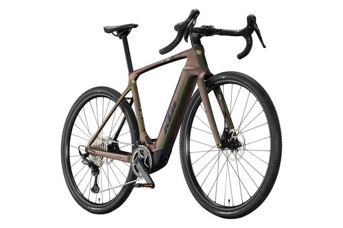 Lehké gravel elektrokolo KTM MACINA GRAVELATOR SX ELITE KIWI MATT