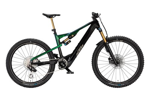 Horské celoodpružené elektrokolo KTM MACINA KAPOHO EXONIC CX-R CRYSTAL GECKO