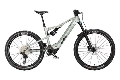 Horské celoodpružené elektrokolo KTM MACINA KAPOHO MASTER CX-R EMERALD GREY