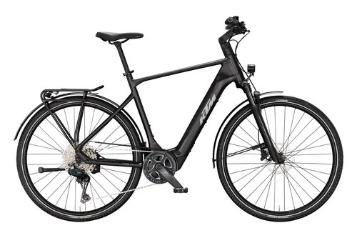 Lehké trekingové elektrokolo KTM MACINA SPORT SX 10 Di2 H DIAMOND BLACK MATT