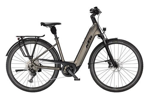 Trekingové elektrokolo KTM MACINA TOUR PX 810 US MACHINE GREY MATT